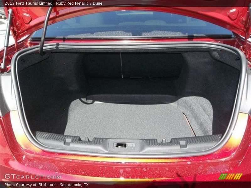 Ruby Red Metallic / Dune 2013 Ford Taurus Limited