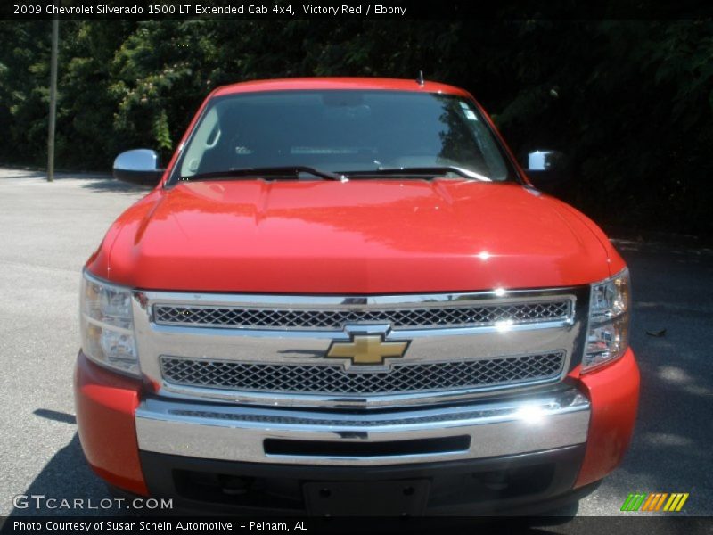 Victory Red / Ebony 2009 Chevrolet Silverado 1500 LT Extended Cab 4x4