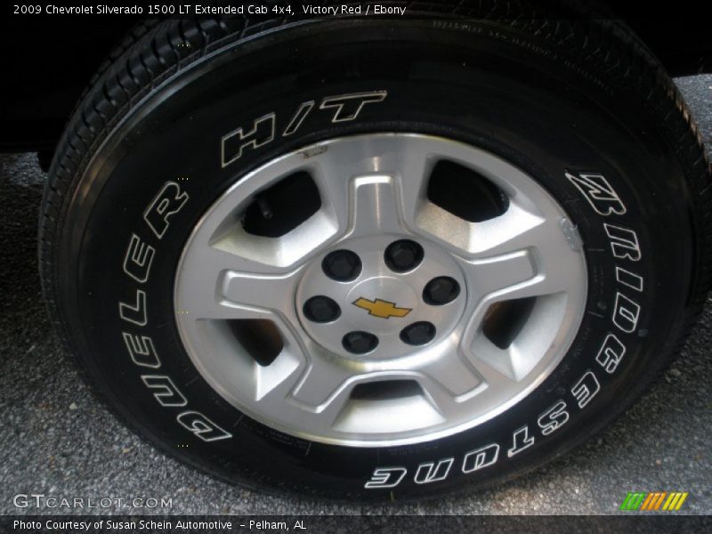 Victory Red / Ebony 2009 Chevrolet Silverado 1500 LT Extended Cab 4x4