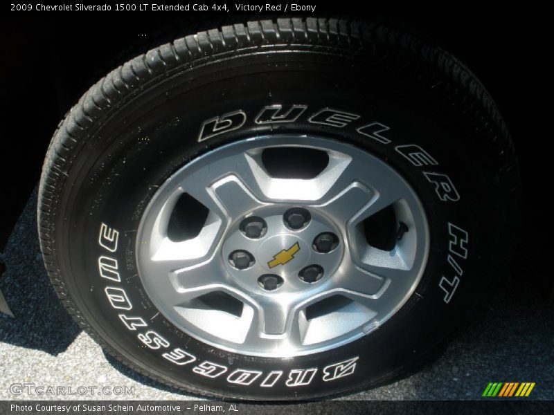 Victory Red / Ebony 2009 Chevrolet Silverado 1500 LT Extended Cab 4x4