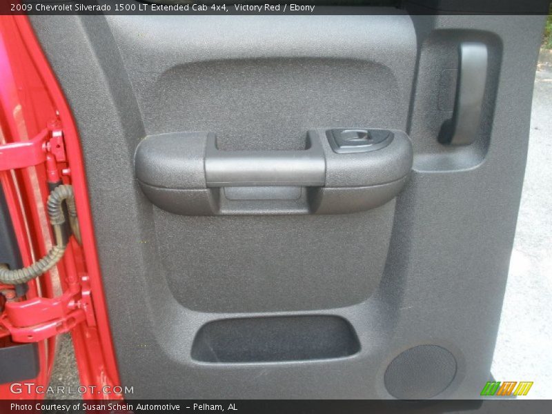 Victory Red / Ebony 2009 Chevrolet Silverado 1500 LT Extended Cab 4x4