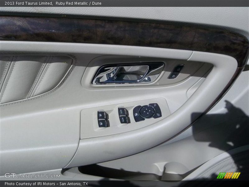 Ruby Red Metallic / Dune 2013 Ford Taurus Limited