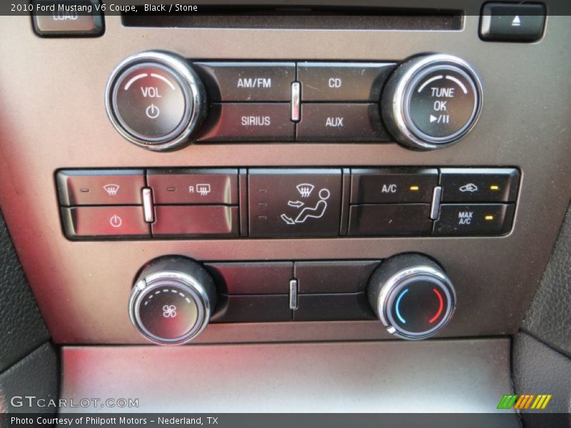 Black / Stone 2010 Ford Mustang V6 Coupe