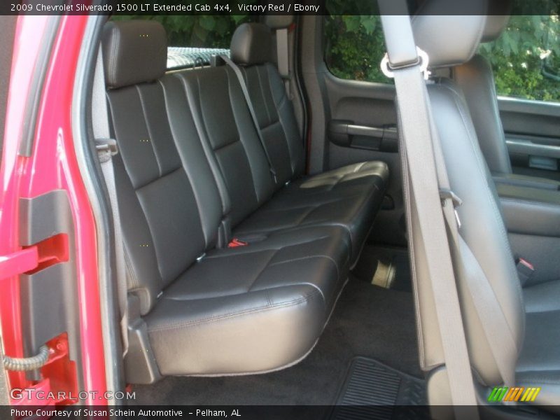 Victory Red / Ebony 2009 Chevrolet Silverado 1500 LT Extended Cab 4x4