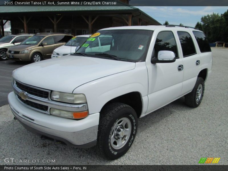 Summit White / Gray/Dark Charcoal 2005 Chevrolet Tahoe LT 4x4