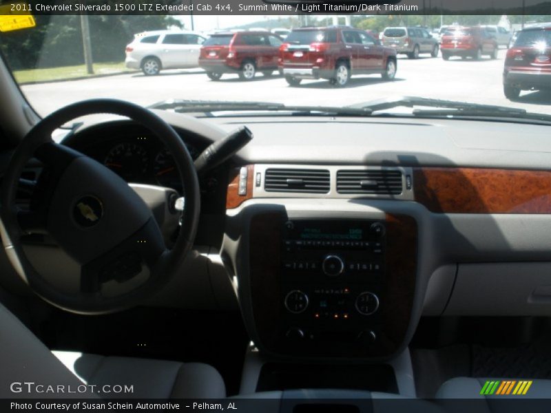 Summit White / Light Titanium/Dark Titanium 2011 Chevrolet Silverado 1500 LTZ Extended Cab 4x4