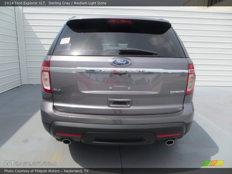 Sterling Gray / Medium Light Stone 2014 Ford Explorer XLT