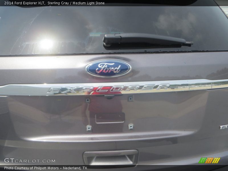 Sterling Gray / Medium Light Stone 2014 Ford Explorer XLT