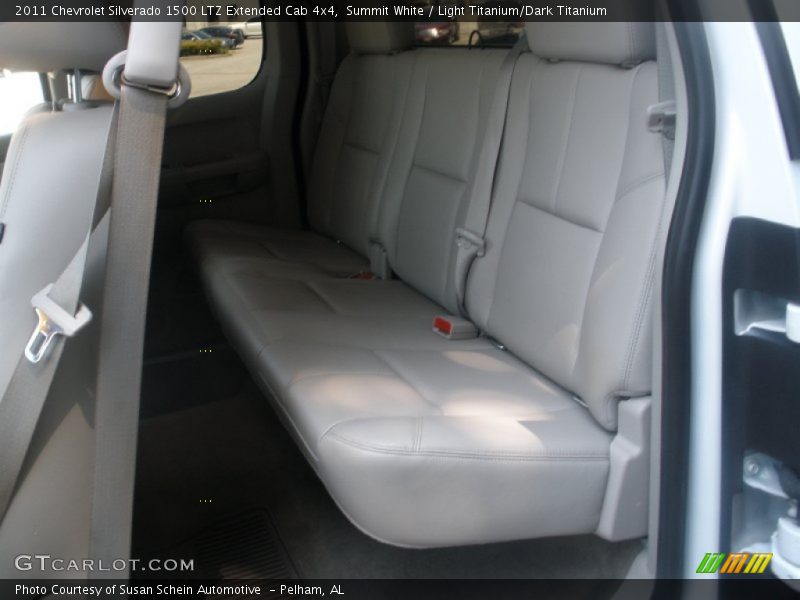 Summit White / Light Titanium/Dark Titanium 2011 Chevrolet Silverado 1500 LTZ Extended Cab 4x4