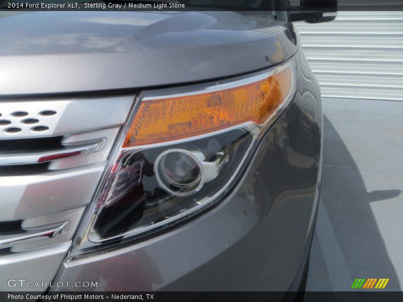 Sterling Gray / Medium Light Stone 2014 Ford Explorer XLT