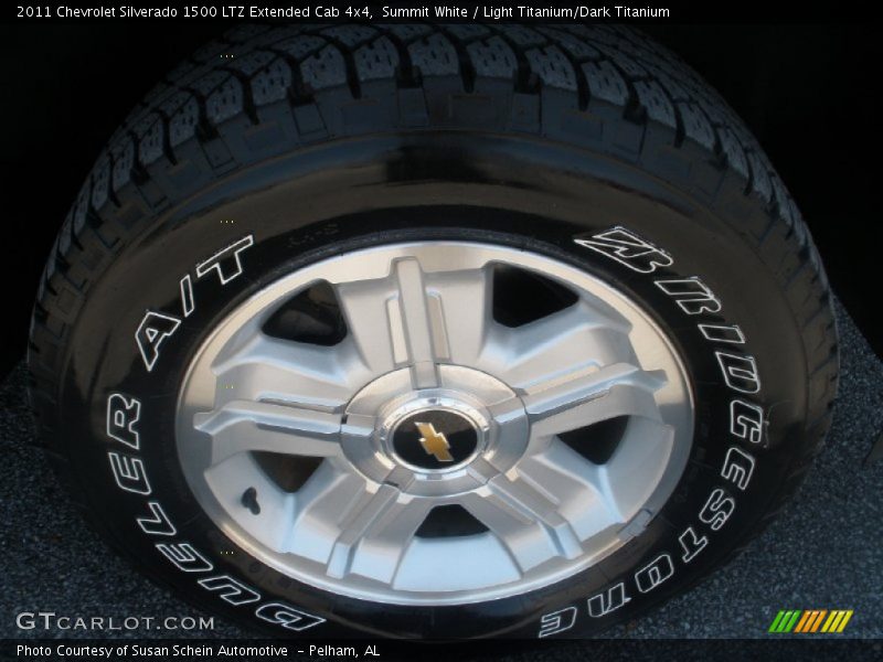 Summit White / Light Titanium/Dark Titanium 2011 Chevrolet Silverado 1500 LTZ Extended Cab 4x4