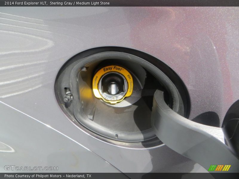 Sterling Gray / Medium Light Stone 2014 Ford Explorer XLT