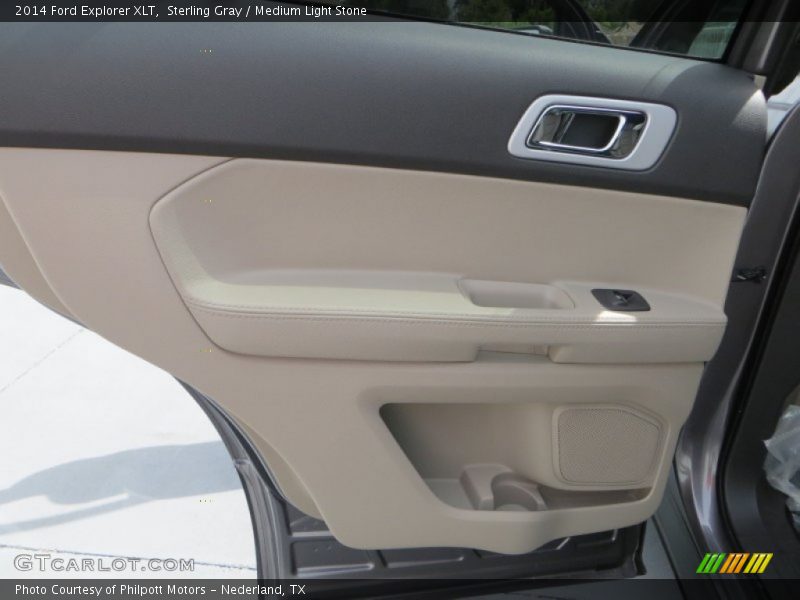 Sterling Gray / Medium Light Stone 2014 Ford Explorer XLT