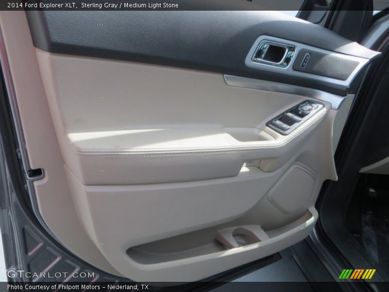 Sterling Gray / Medium Light Stone 2014 Ford Explorer XLT