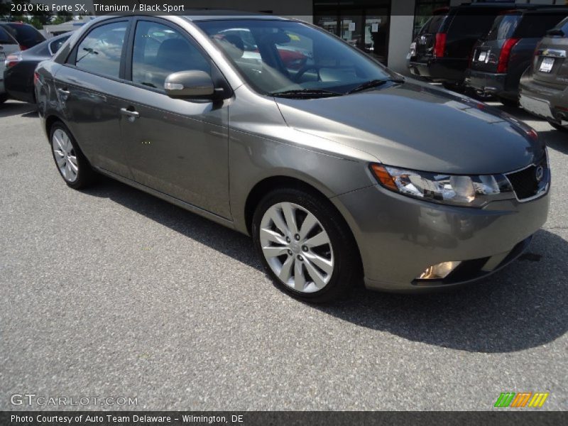 Titanium / Black Sport 2010 Kia Forte SX