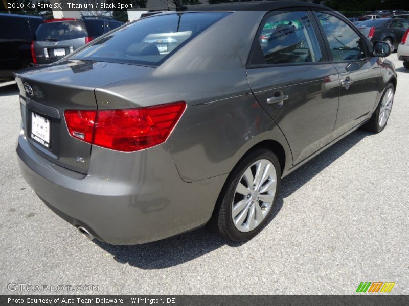 Titanium / Black Sport 2010 Kia Forte SX