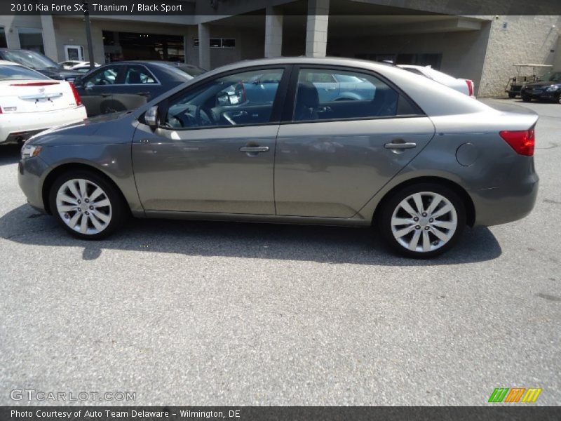 Titanium / Black Sport 2010 Kia Forte SX