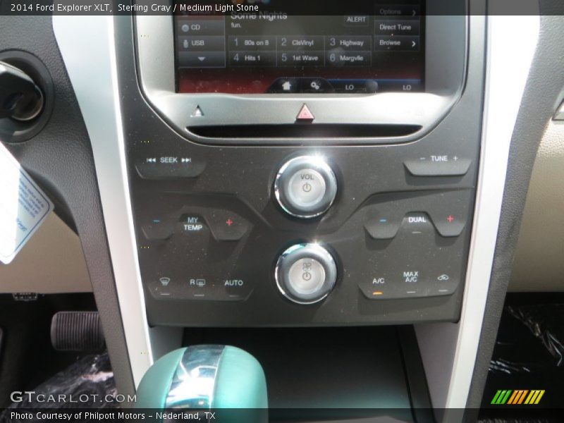 Sterling Gray / Medium Light Stone 2014 Ford Explorer XLT