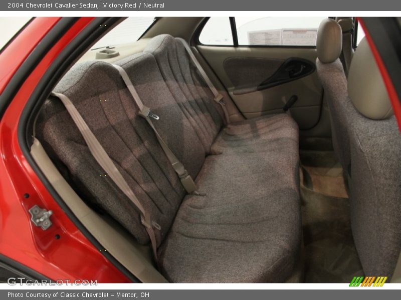 Rear Seat of 2004 Cavalier Sedan