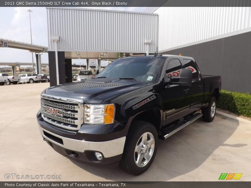 Onyx Black / Ebony 2013 GMC Sierra 2500HD SLT Crew Cab 4x4