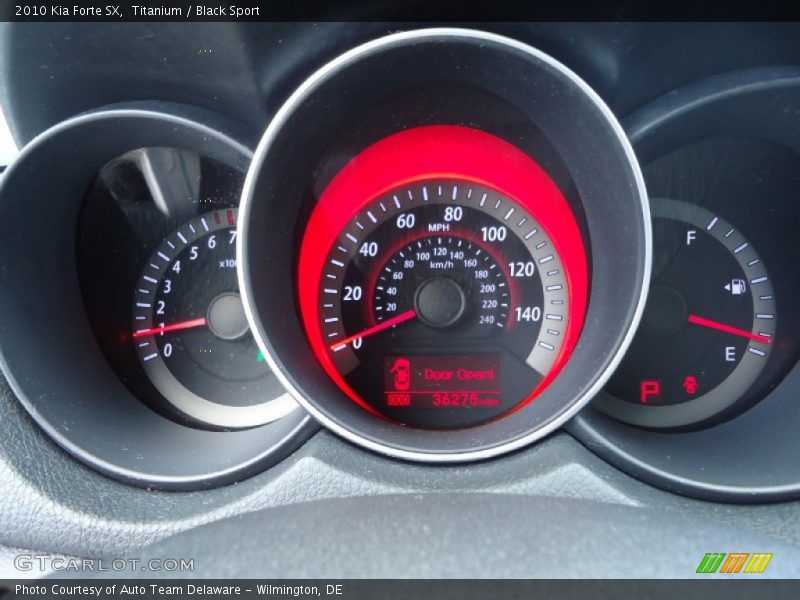 Titanium / Black Sport 2010 Kia Forte SX