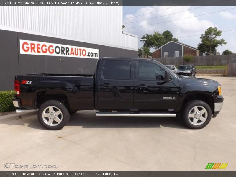 Onyx Black / Ebony 2013 GMC Sierra 2500HD SLT Crew Cab 4x4