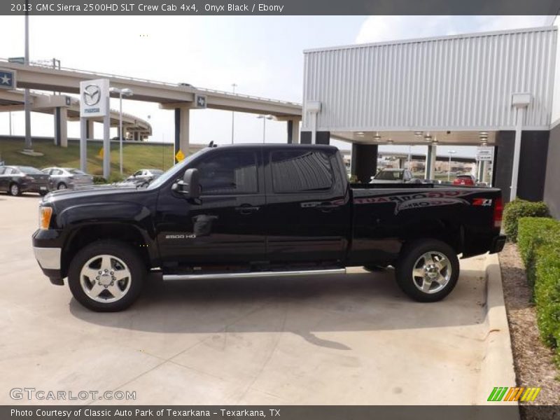 Onyx Black / Ebony 2013 GMC Sierra 2500HD SLT Crew Cab 4x4
