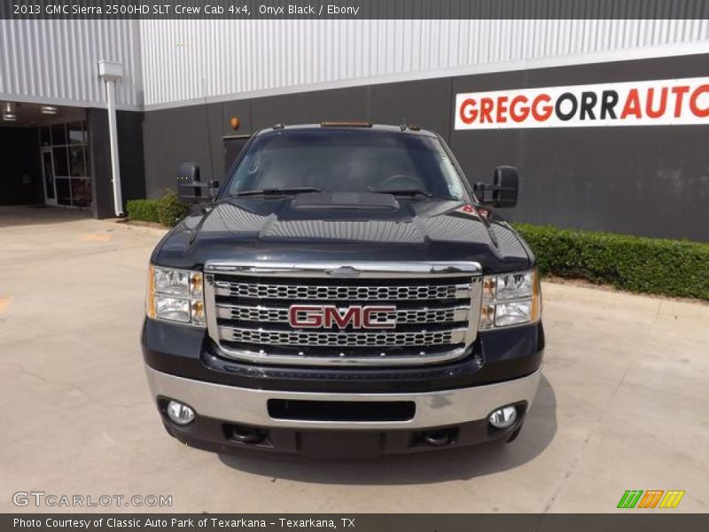 Onyx Black / Ebony 2013 GMC Sierra 2500HD SLT Crew Cab 4x4