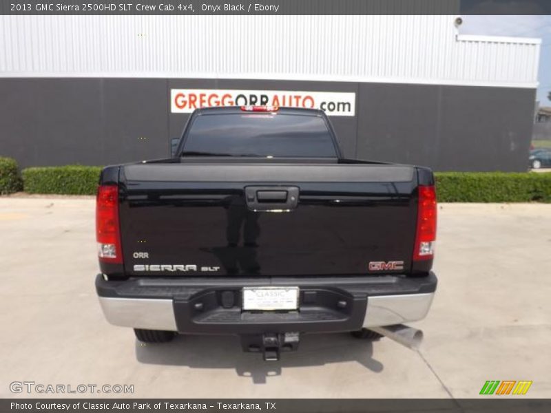 Onyx Black / Ebony 2013 GMC Sierra 2500HD SLT Crew Cab 4x4