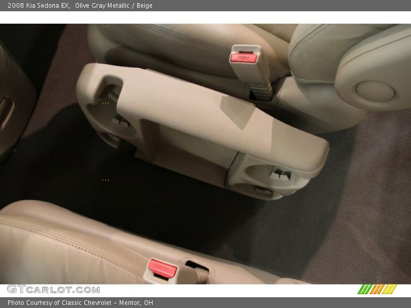Olive Gray Metallic / Beige 2008 Kia Sedona EX