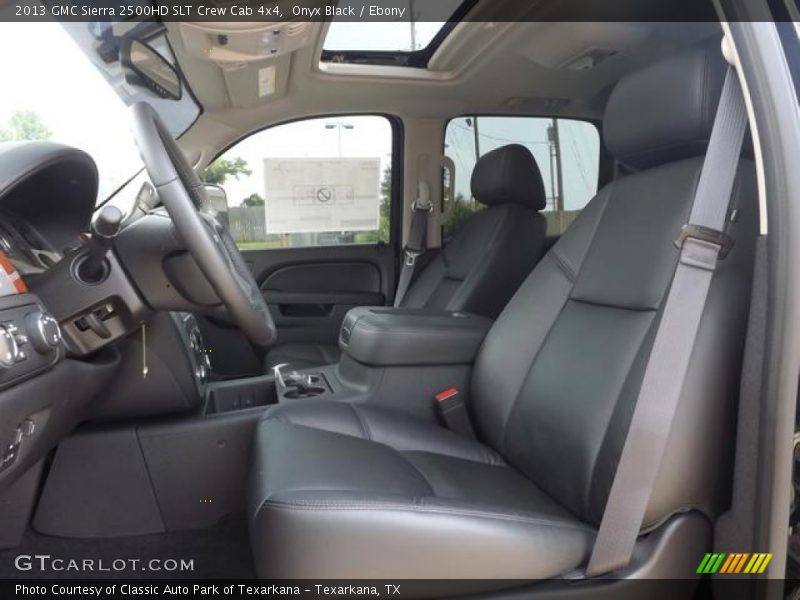Onyx Black / Ebony 2013 GMC Sierra 2500HD SLT Crew Cab 4x4
