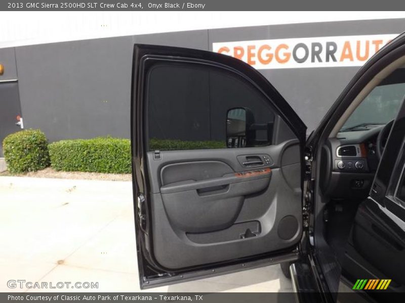Onyx Black / Ebony 2013 GMC Sierra 2500HD SLT Crew Cab 4x4
