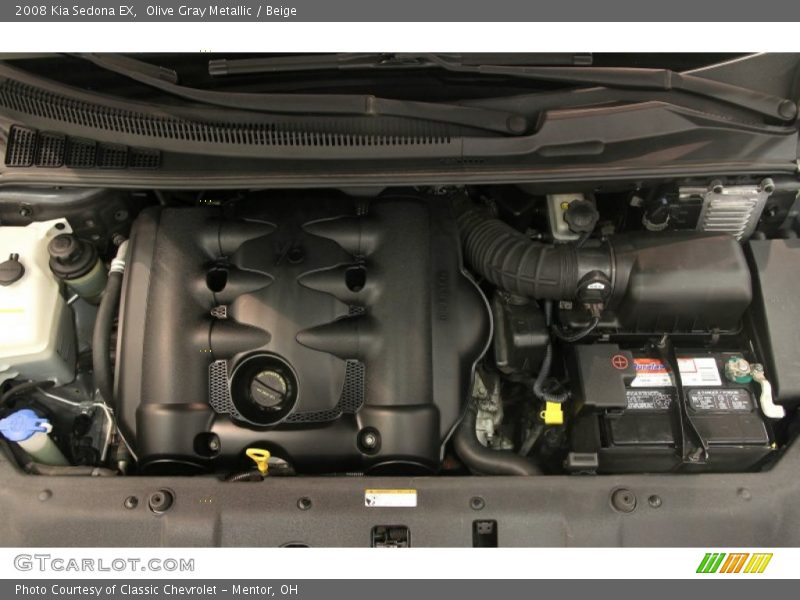 Olive Gray Metallic / Beige 2008 Kia Sedona EX