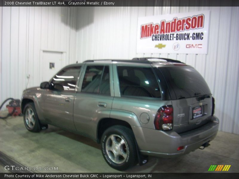 Graystone Metallic / Ebony 2008 Chevrolet TrailBlazer LT 4x4