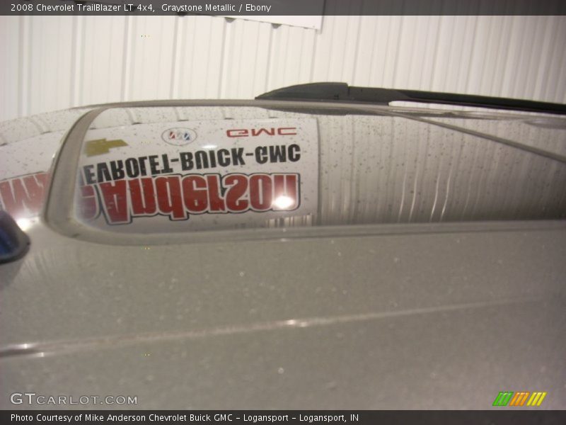Graystone Metallic / Ebony 2008 Chevrolet TrailBlazer LT 4x4