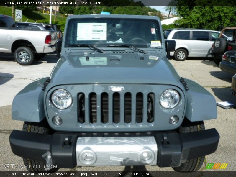 Anvil / Black 2014 Jeep Wrangler Unlimited Sahara 4x4