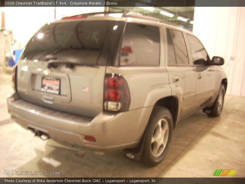 Graystone Metallic / Ebony 2008 Chevrolet TrailBlazer LT 4x4