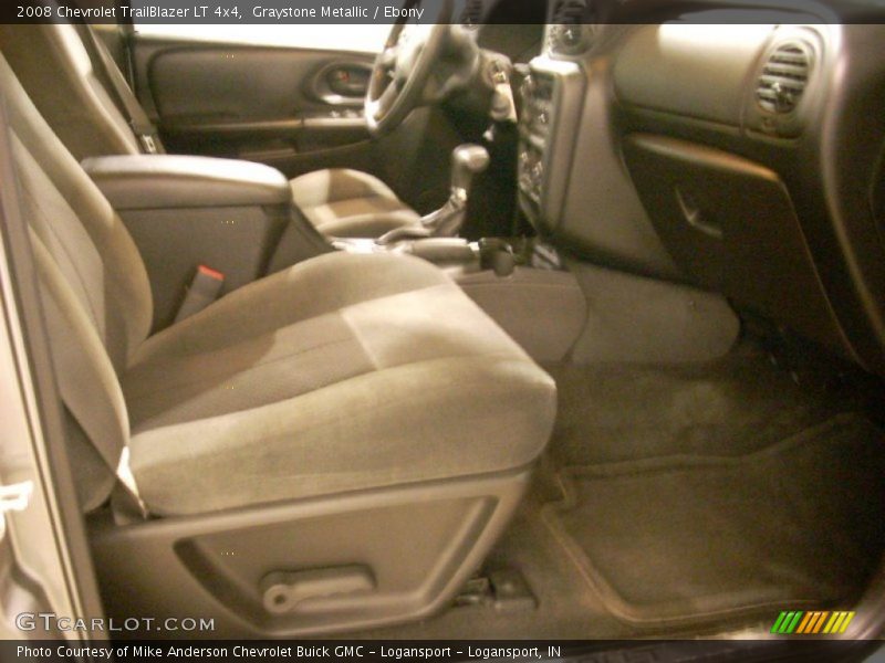 Graystone Metallic / Ebony 2008 Chevrolet TrailBlazer LT 4x4