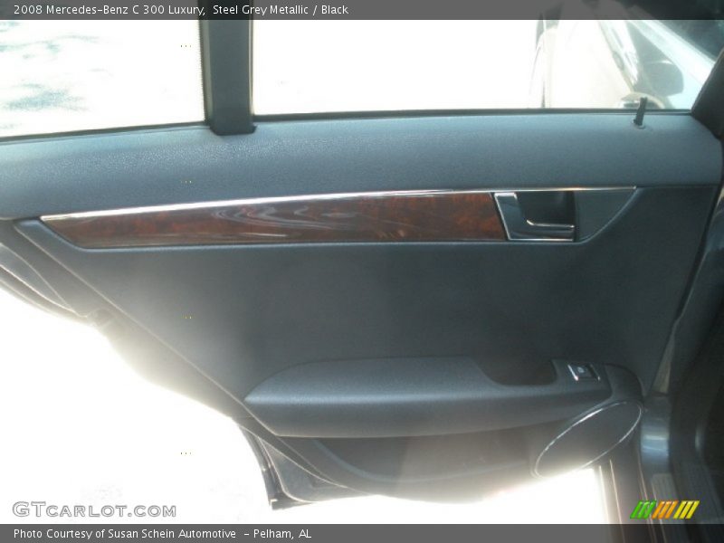 Steel Grey Metallic / Black 2008 Mercedes-Benz C 300 Luxury