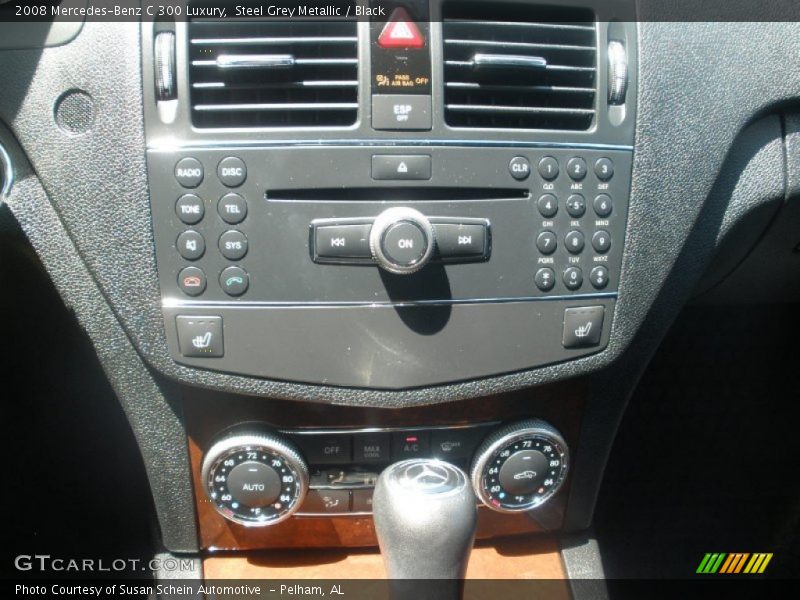 Steel Grey Metallic / Black 2008 Mercedes-Benz C 300 Luxury