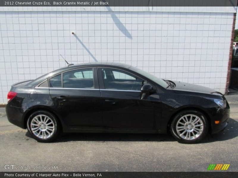 Black Granite Metallic / Jet Black 2012 Chevrolet Cruze Eco