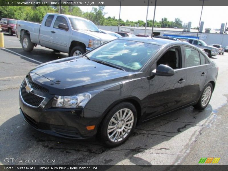 Black Granite Metallic / Jet Black 2012 Chevrolet Cruze Eco