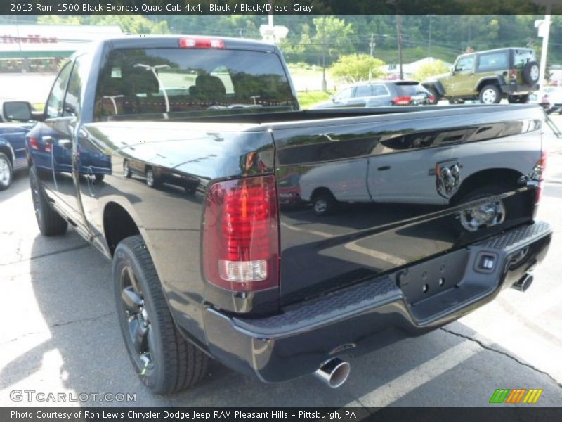 Black / Black/Diesel Gray 2013 Ram 1500 Black Express Quad Cab 4x4