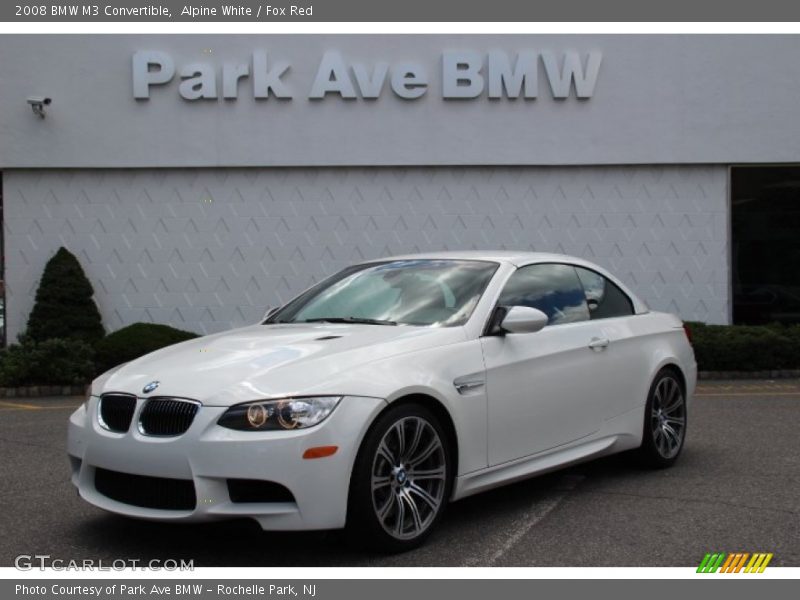 Alpine White / Fox Red 2008 BMW M3 Convertible