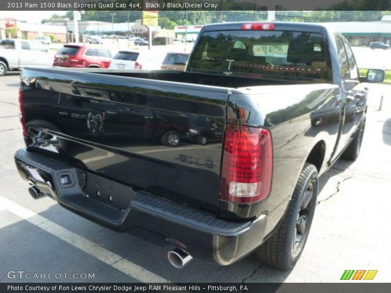 Black / Black/Diesel Gray 2013 Ram 1500 Black Express Quad Cab 4x4