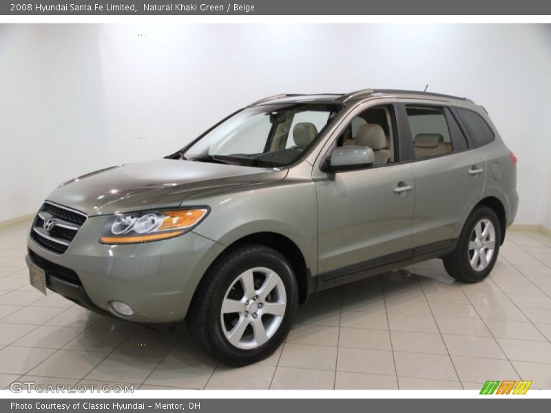 Natural Khaki Green / Beige 2008 Hyundai Santa Fe Limited