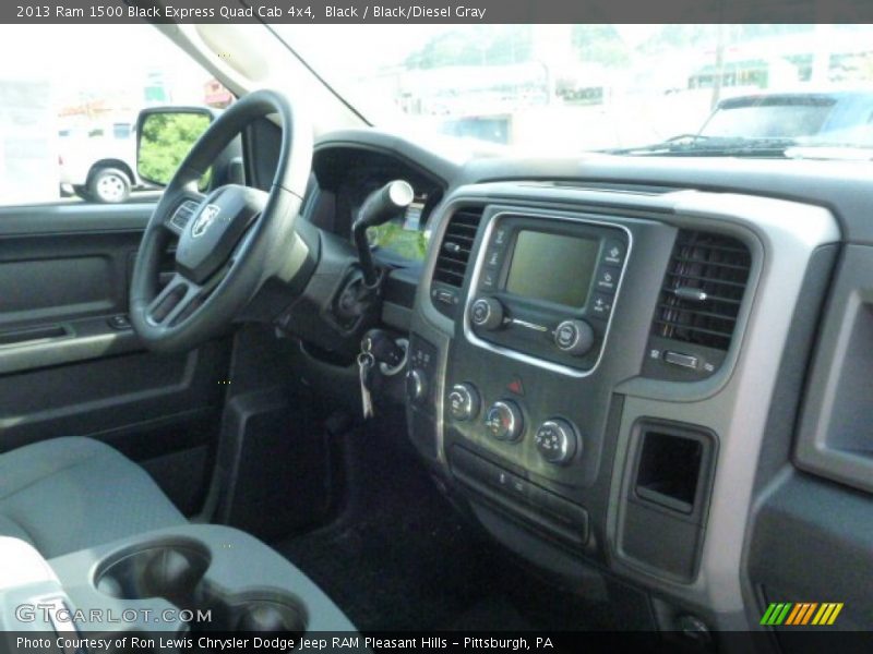 Black / Black/Diesel Gray 2013 Ram 1500 Black Express Quad Cab 4x4