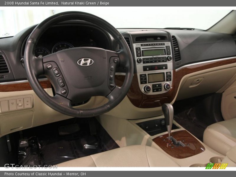 Natural Khaki Green / Beige 2008 Hyundai Santa Fe Limited