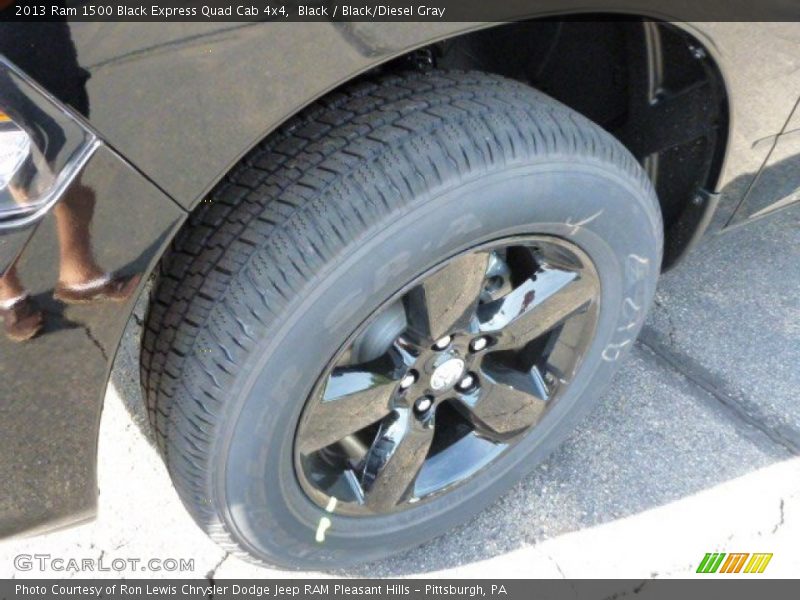 Black / Black/Diesel Gray 2013 Ram 1500 Black Express Quad Cab 4x4