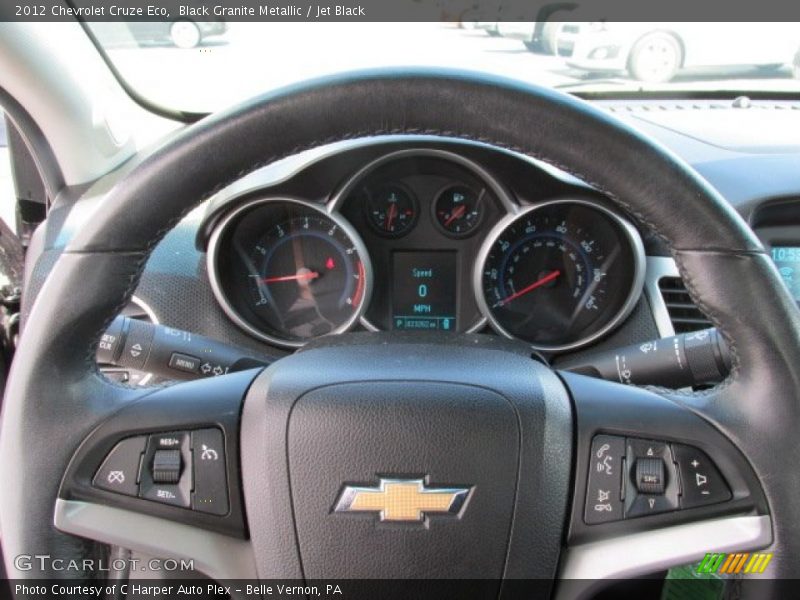 Black Granite Metallic / Jet Black 2012 Chevrolet Cruze Eco